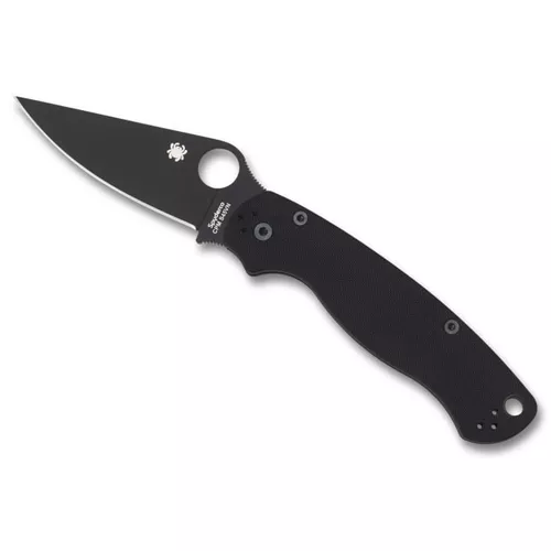 Spyderco nůž zavírací PARA MILITARY 2 hladké ostří ČERNÝ