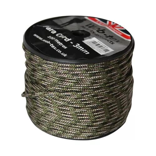 Web-tex šňůra PARA ø 3 mm / 100 m MTP