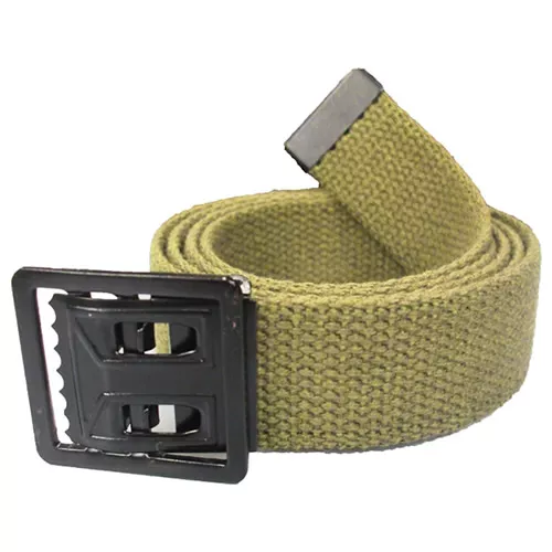 ROTHCO opasek KHAKI s černou provlíkací sponou 110 cm