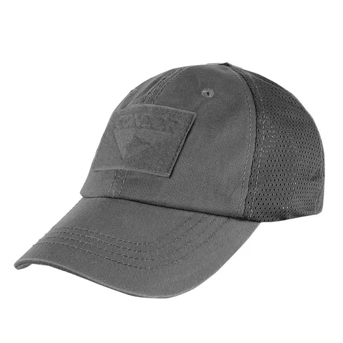 CONDOR OUTDOOR čepice OPERATOR MESH s velcro panely ŠEDÁ