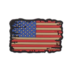101INC nášivka velcro 3D plastová VLAJKA USA