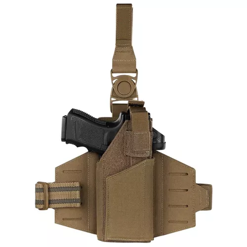 CONDOR OUTDOOR pouzdro pistolové stehenní LCS RDS COYOTE BROWN