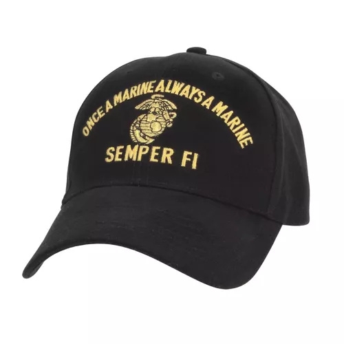 ROTHCO čepice MARINE SEMPER FI baseball ČERNÁ