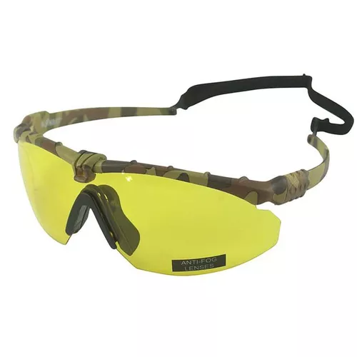 KOMBAT brýle RANGER CAMO rám ŽLUTÁ skla