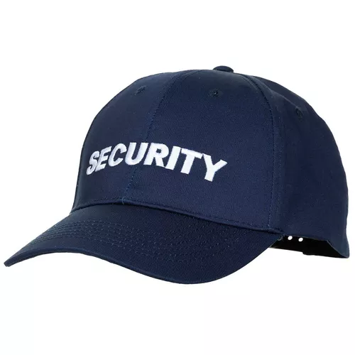 MFH čepice baseball výšivka SECURITY uni velikost MODRÁ