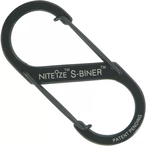 NiteIze karabina S-Biner #3 / 6,5cm ČERNÁ