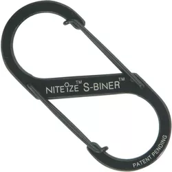 NiteIze karabina S-Biner #3 / 6,5cm ČERNÁ