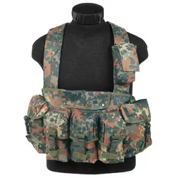 MIL-TEC vesta taktická CHEST RIG 6 kapes FLECKTARN