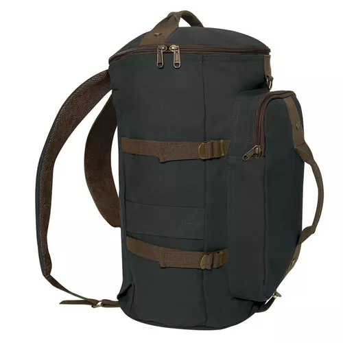 ROTHCO taška/batoh/vak CONVERTIBLE 19" plátěná ŠEDO/HNĚDÁ