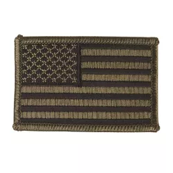 MIL-TEC nášivka US VLAJKA textil ZELENÁ