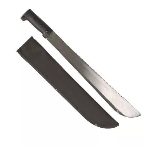 MIL-TEC mačeta s pilou 45 cm nylon pouzdro ČERNÉ