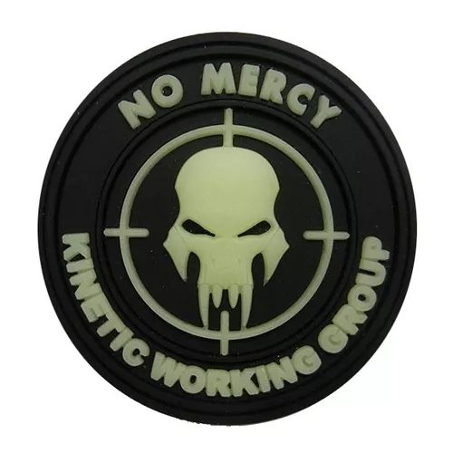JACKETS TO GO nášivka NO MERCY - KINETIC GROUP plast GLOW