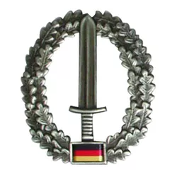 Bundeswehr odznak BW na baret KSK - Kommando-Spezial-Kräfte