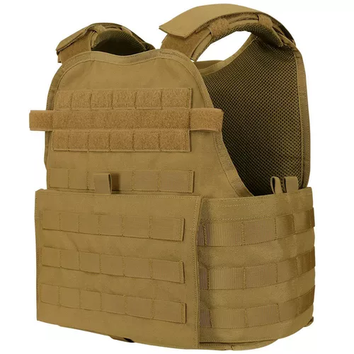 CONDOR OUTDOOR vesta MODULAR OPERATOR PLATE CARRIER GEN II COYOTE BROWN