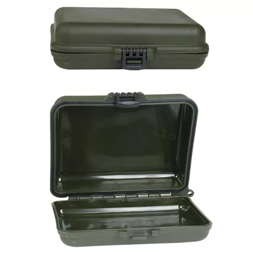 MIL-TEC krabička plastová 120 x 95 x 35mm ZELENÁ