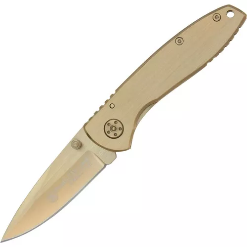 Smith & Wesson nůž zavírací EXECUTIVE GOLD hladké ostří ZLATÝ