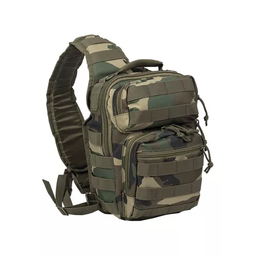 MIL-TEC batoh ASSAULT malý přes jedno rameno WOODLAND