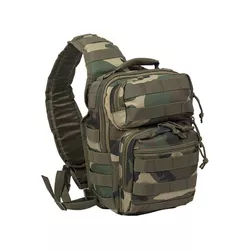 MIL-TEC batoh ASSAULT malý přes jedno rameno WOODLAND