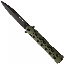 Cold Steel nůž zavírací TI-LITE hladké ostří ZELENÝ