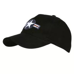 FOSTEX čepice baseball USAF WWII ČERNÁ