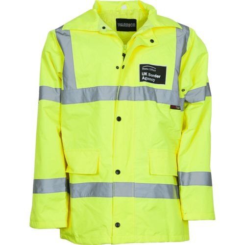 Bunda do deště Rain Jacket britská [zánovní] žlutá Hi-Vis XL