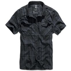 Brandit Košile Roadstar Shirt 1/2 černá | modrá L