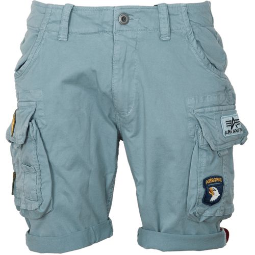 Alpha Industries Kalhoty krátké  Crew Short Patch greyblue 28