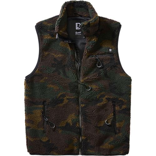 Brandit Vesta Teddyfleece Vest Men woodland 3XL