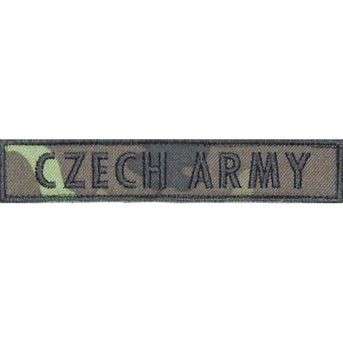 Nášivka: CZECH ARMY - jmenovka [bsz] vz. 95 zelený