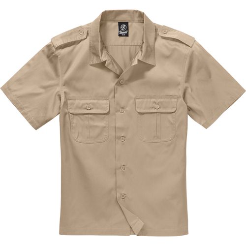 Brandit Košile US Hemd 1/2 béžová XL