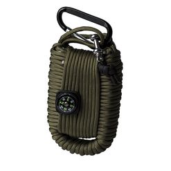 Krabička poslední záchrany KPZ PARACORD SURVIVAL KIT velká olivová