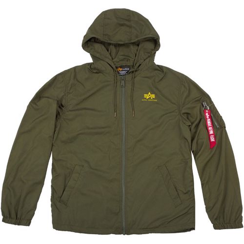 Alpha Industries Bunda  Windbreaker w.o. Back Print olivová tmavě L