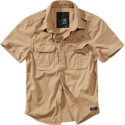 Brandit Košile Vintage Shirt Shortsleeve 1/2 camel 3XL