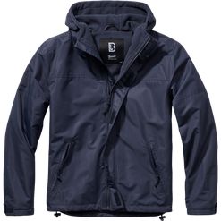 Brandit Bunda Windbreaker Frontzip modrá tmavě (navy) 7XL