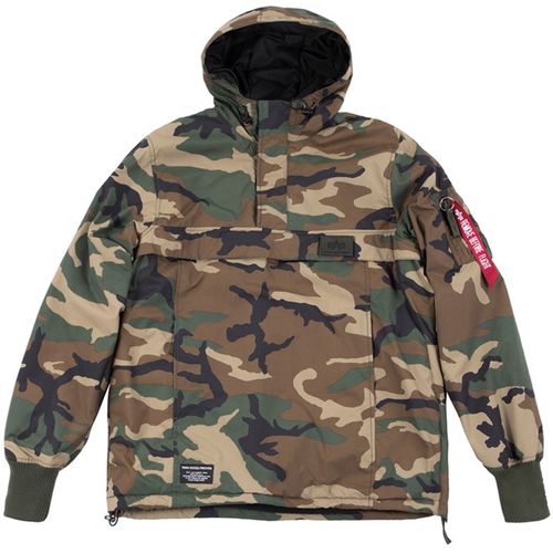 Alpha Industries Bunda  WP Anorak woodland camo 65 L