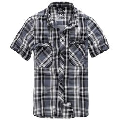 Brandit Košile Roadstar Shirt 1/2 černá | antracitová L