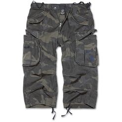 Brandit Kalhoty Industry Vintage 3/4 darkcamo L