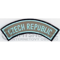 Nášivka: CZECH REPUBLIC - domovenka AČR [bsz] béžová | modrá