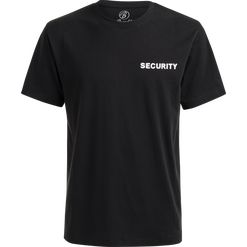 Brandit Tričko SECURITY s nápisem černá | bílá 6XL