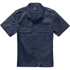 Brandit Košile US Hemd 1/2 modrá tmavě (navy) S
