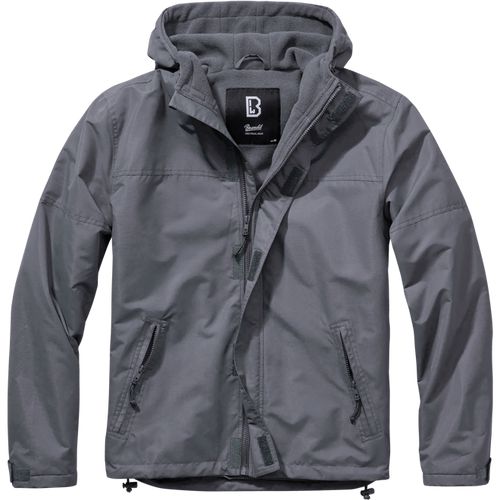 Brandit Bunda Windbreaker Frontzip antracitová L