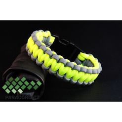 Náramek Paracord NEON žlutá M