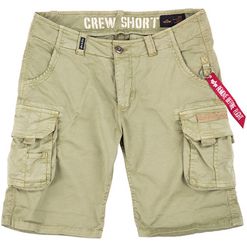 Alpha Industries Kalhoty krátké  Crew Short olivová světlá 31