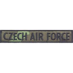 Nášivka: CZECH AIR FORCE [jmenovka] vz. 95 zelený