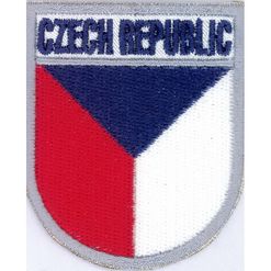 Nášivka: CZECH REPUBLIC [pavéza] barevná