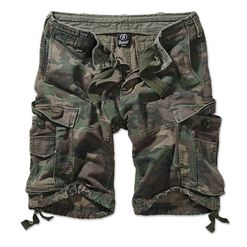 Brandit Kalhoty krátké Vintage Classic Shorts woodland 3XL