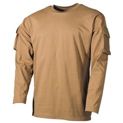 Tričko US T-Shirt s kapsami na rukávech 1/1 okrové 3XL