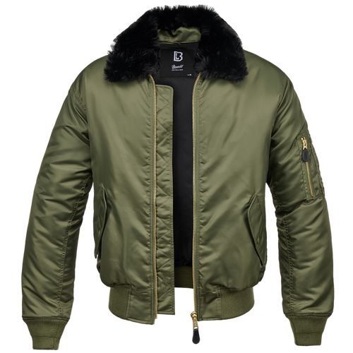Brandit Bunda MA2 Fur Collar Jacket olivová XL