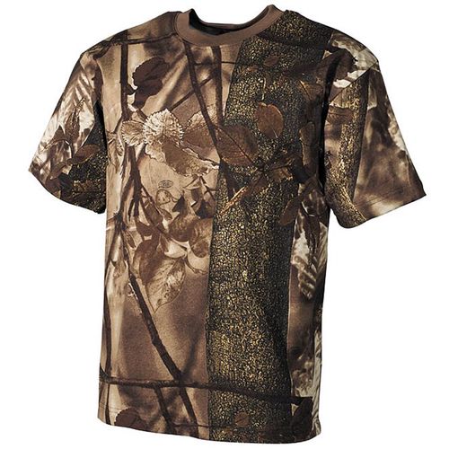 Tričko US T-Shirt lovecká camo hnědá 3XL