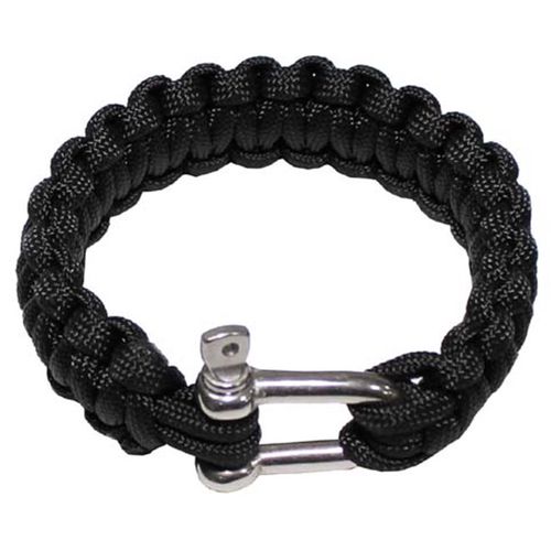 Náramek Paracord 2.3, kov. spona černý M